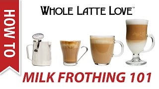 Milk Frothing for Beginners [upl. by Hawkins38]