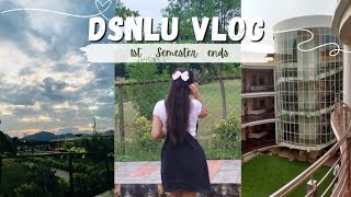 1st Semester ends at DSNLU I Tour and Life at National Law University Vizag I LAW SCHOOL VLOG 1 [upl. by Hermy]