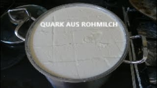 Quark herstellen aus Rohmilch [upl. by Giacobo]