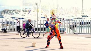 Street Performer Karcocha in Barcelona Spain So FUNNY [upl. by Madora]