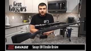 Savage 110 Ultralite Review  GEAR GOGGLES [upl. by Adnahsor]