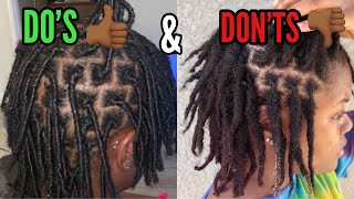 Starter Loc DOS and DON’TS  How to Get Your Hair To Loc FASTER  Comb Coils on Type 4 Hair [upl. by Airpal]