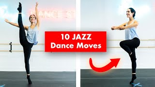 10 Basic Jazz Dance Moves [upl. by Eivad]