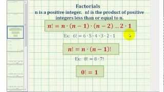 Ex 1 Simplify Expressions with Factorials [upl. by Herrick]