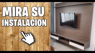 ➡ Mira como instalamos PANEL PARA TELEVISIÓN  oculta tus cables ahora [upl. by Weinstein]