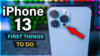 iPhone 13  First 13 Things to do  Tips amp Tricks [upl. by Kirby]