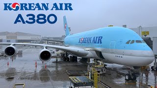 🇺🇸 Los Angeles LAX to Seoul ICN 🇰🇷 Korean Air Airbus A380  FULL FLIGHT REPORT Polar route [upl. by Emsoc]