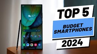 Top 5 BEST Budget Smartphones in 2024 [upl. by Niala756]