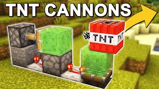 Easy TNT Cannon Designs in Minecraft 121 Tutorial [upl. by Teage]