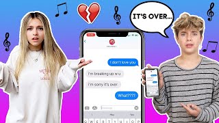 Tik Tok Lyric TEXT PRANK On My GIRLFRIEND WE BROKE UP🥺💔 Gavin Magnus ft Coco Quinn [upl. by Onifur]