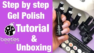 Beetles Gel Polish Tutorial Step By Step [upl. by Akerahs443]