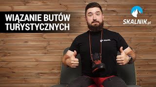 Wiązanie butów trekkingowych  skalnikpl [upl. by Nyledam]