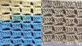 Crochet BLOCK STITCH Tutorial [upl. by Applegate527]