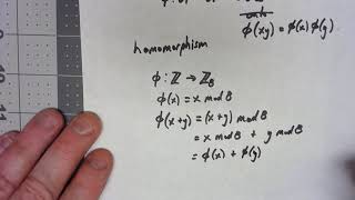 Abstract Algebra 104 Homomorphisms and Kernels [upl. by Ecam]