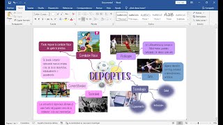 TUTORIAL MAPA MENTAL EN WORD [upl. by Leslee368]