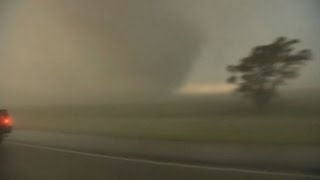 Inside Tumbling TWC Vehicle Trapped Inside Tornado [upl. by Brackely]