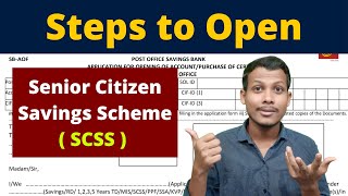 How To Open Senior Citizen Saving Scheme  SCSS  Account in SBI Bank and Post Office 2021 [upl. by Eimareg565]