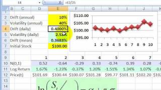 FRM Monte carlo simulation Brownian motion [upl. by Ahsoyem31]