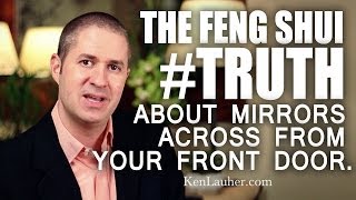 Feng Shui Mirror Facing The Front Door The Truth amp Myth Explained [upl. by Atined904]