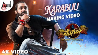 Pogaru  Karabuu 4K Making Video  Dhruva Sarja  Rashmika Mandanna  Nanda Kishore  Chandan Shetty [upl. by Tonye]