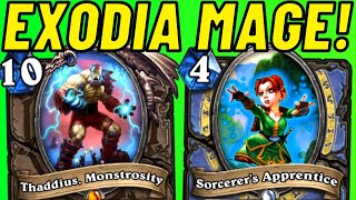 NEW Exodia Mage Thaddius Monstrosity Wombo Combo [upl. by Aimej]