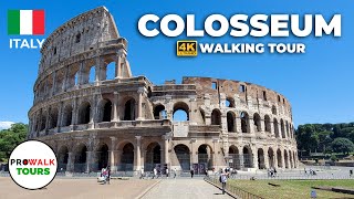 Colosseum Walking Tour  4K  Rome Italy [upl. by Odey]