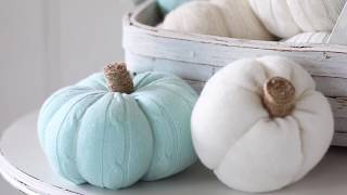 How to Make Sweater Pumpkins from Sleeves [upl. by Nahn]