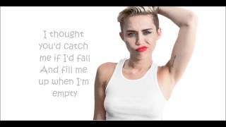 Miley Cyrus Someone else Lyrics [upl. by Horace]