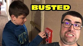 Kid Temper Tantrum Pulls Fire Alarm At Hotel  Grounded Original [upl. by Hinman645]