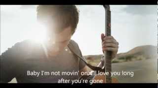 Phillip Phillips  Gone Gone Gone Lyric Video [upl. by Bolen783]