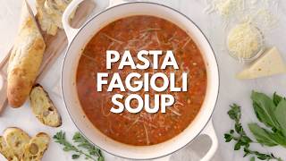 Pasta Fagioli Soup Recipe Pasta and Beans [upl. by Montagu]