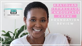 REVIEW Krayolan Dermacolor Camouflage Creme Foundation [upl. by Sal]