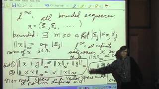 Functional Analysis  Lecture 1  UCCS MathOnline [upl. by Seravart]