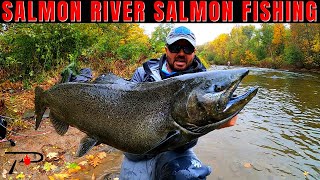 Salmon Fishing New Yorks World Famous Salmon River [upl. by Annia965]