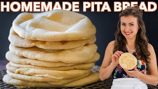 Pita Bread Recipe 2 Easy Ways [upl. by Kevan704]