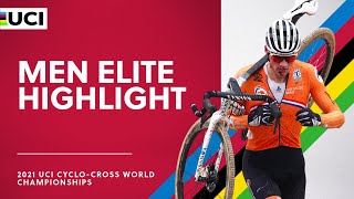 Men Elite Highlights  2021 UCI Cyclocross World Championships [upl. by Enelloc]