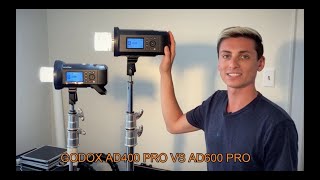 Godox AD400pro vs AD600pro with Austin Kohler [upl. by Maloy]