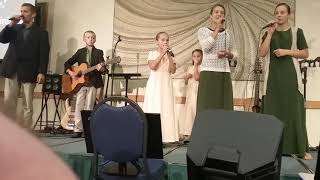 The stoltzfus family singing show a little bit of love and kindness at gospel express banquet [upl. by Nanaj]