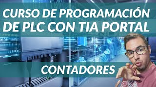 CONTADORES PLC SIEMENS✅ ▶ Como Usar un CONTADOR en TIA PORTAL Te REVELO [upl. by Zzahc]