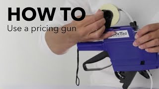 How to use a pricing gun  Morplans pricing gun range [upl. by Macey]