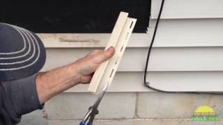 Installing Deck Ledger on Vinyl Siding [upl. by Sofia]