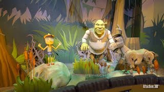 4K Shrek Ride  Trackless Dark Ride  Motiongate Theme Park in Dubai [upl. by Ysus]