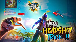 BEST HEADSHOT TRICK EXPLAINED 🔥 FREE FIRE MAX [upl. by Mala]