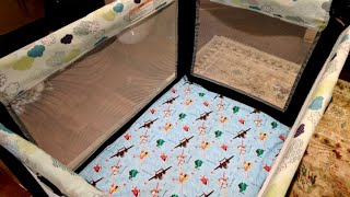 quotHow to Sew a Pack n Play Sheet Easy DIY Baby Bedding Tutorialquot [upl. by Ciro120]