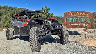 CanAm Maverick X3 XRS Max takes on the Rubicon Trail [upl. by Ahtnammas]