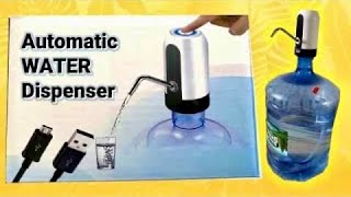 USB Charging Portable Automatic Water Dispenser [upl. by Lemraj]