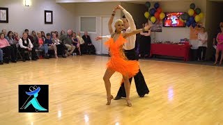 Rumba Dance Performance at Ultimate Ballroom Dance Studio in Memphis [upl. by Manwell542]