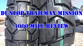 Dunlop Trailmax Mission 4000 Mile Review [upl. by Koosis913]