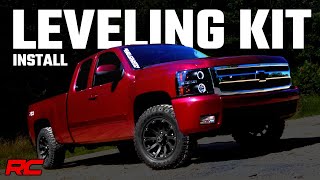 Installing 20072018 GM 1500 2inch Leveling Kit by Rough Country [upl. by Neitsabes]