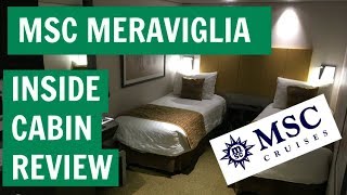 MSC Meraviglia  Inside cabin review [upl. by Atnahsa]